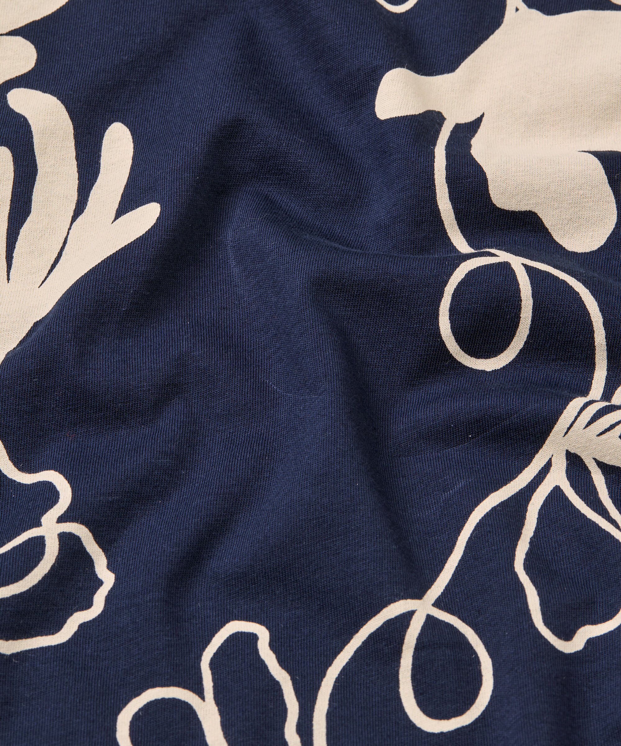 Beannie Jersey Topp, Maritime Blue
