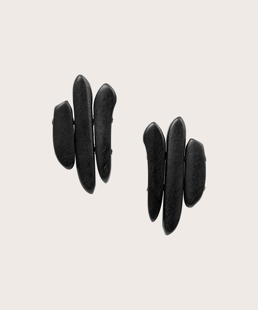 Ryvia øreringer, Black