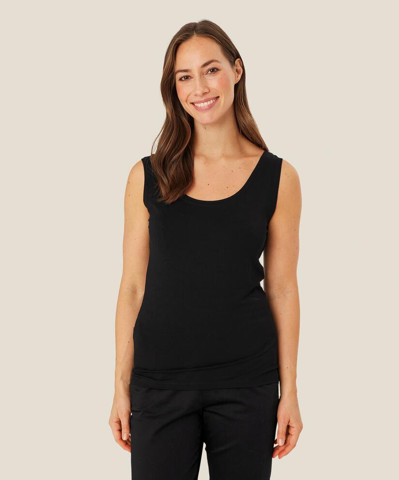 Els JERSEY Topp, Black