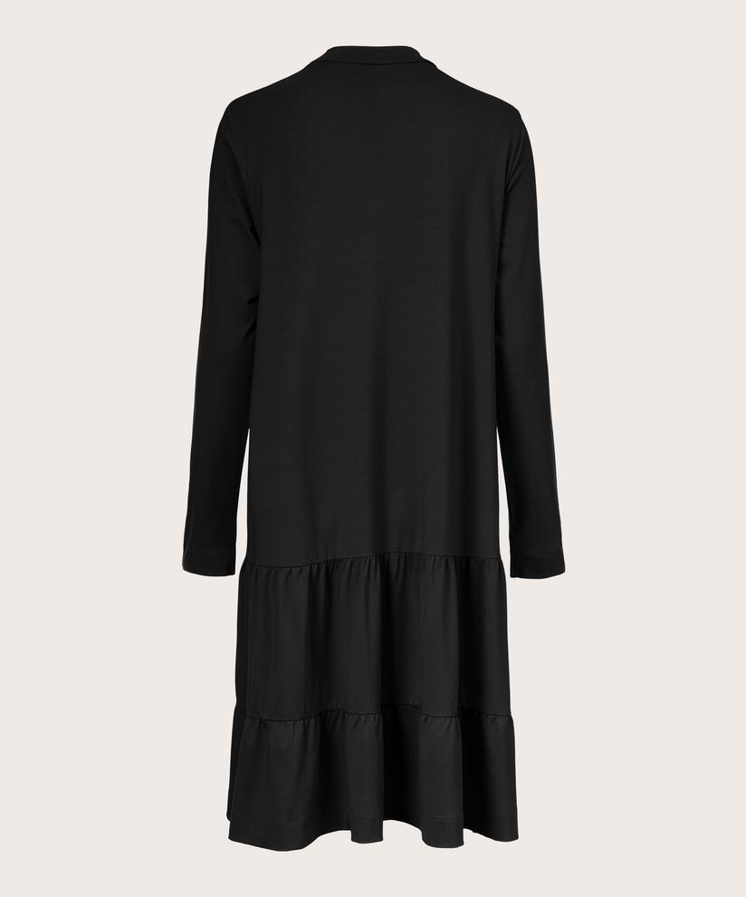 NORIS JERSEY KJOLE, Black