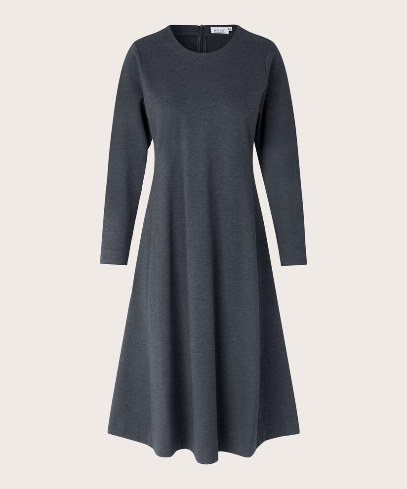 Nukula JERSEY kjole, M. Grey mel., hi-res