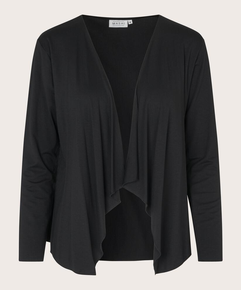 Itally JERSEY Cardigan, Black
