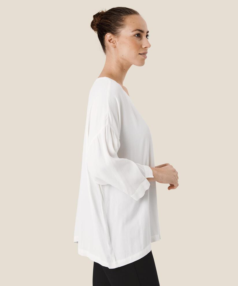 Becca Bluse, Cream, hi-res