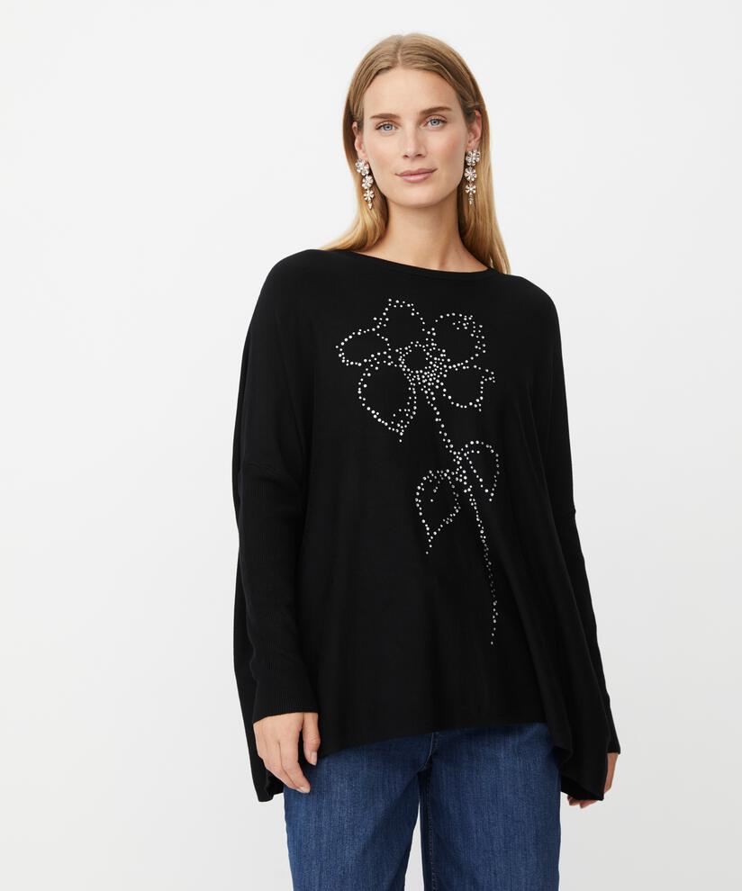 Fanasi Strikkegenser, Black