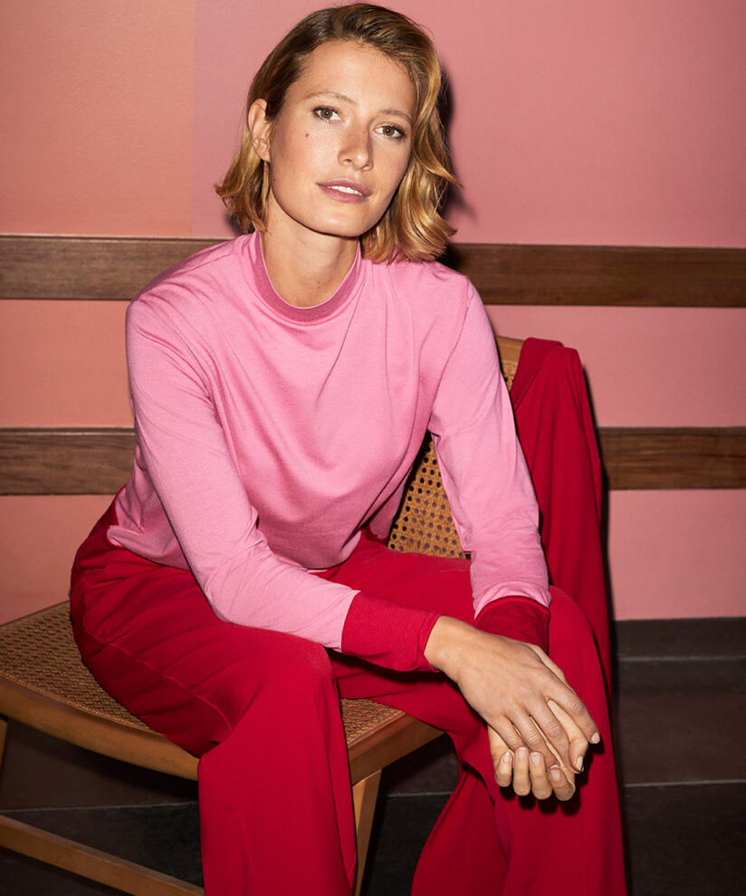Banila JERSEY Topp, Chateau Rose
