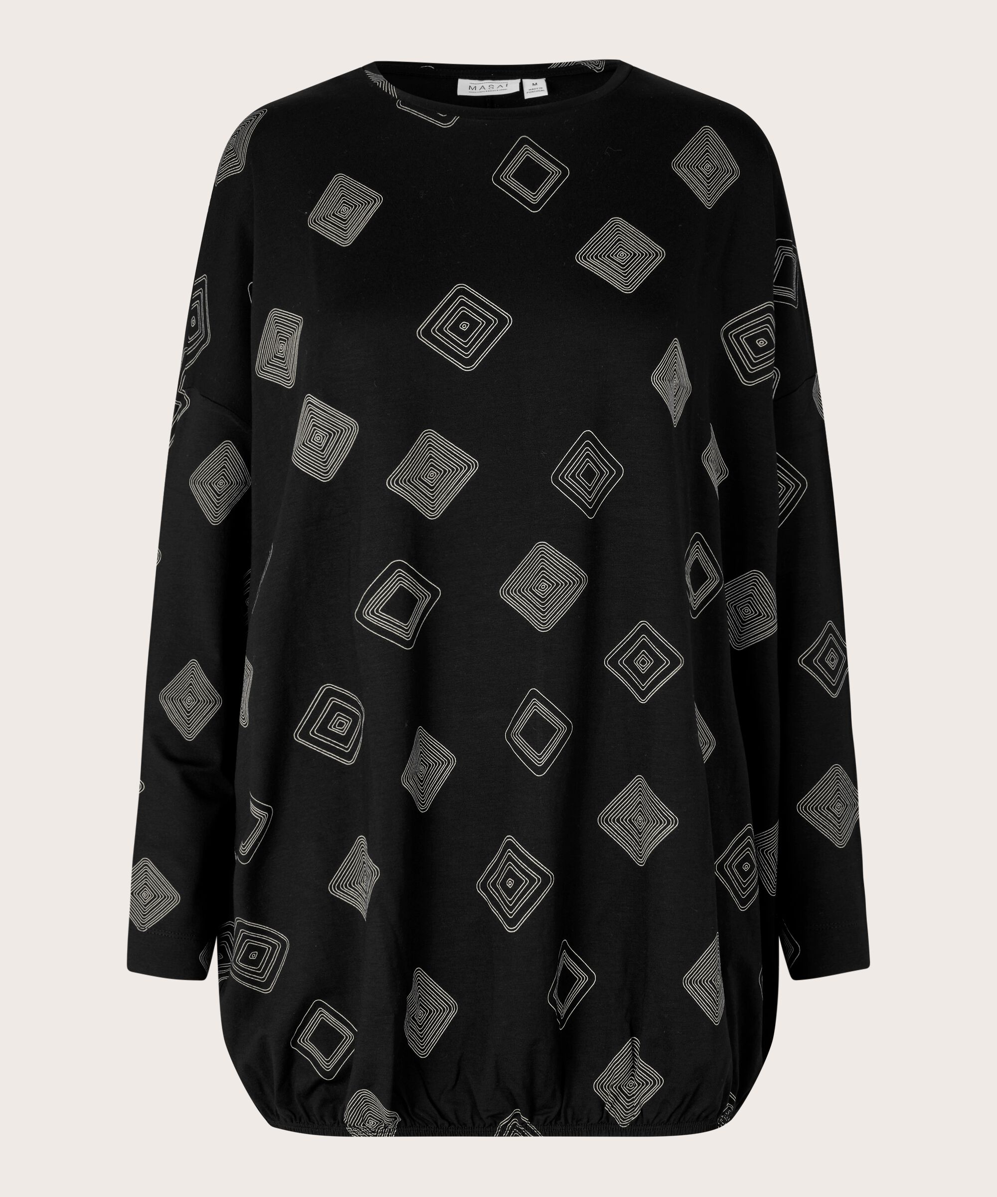 Bagggy JERSEY topp, Black