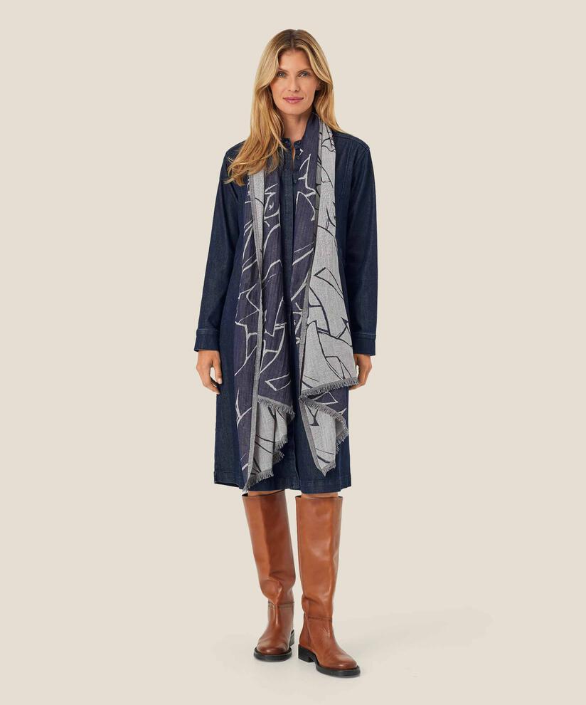 Astali Skjerf, Navy Blazer