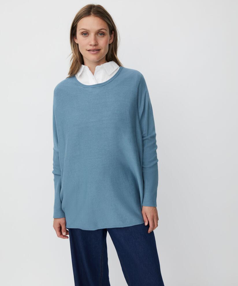 Fanasi Strikkegenser, Proven Blue