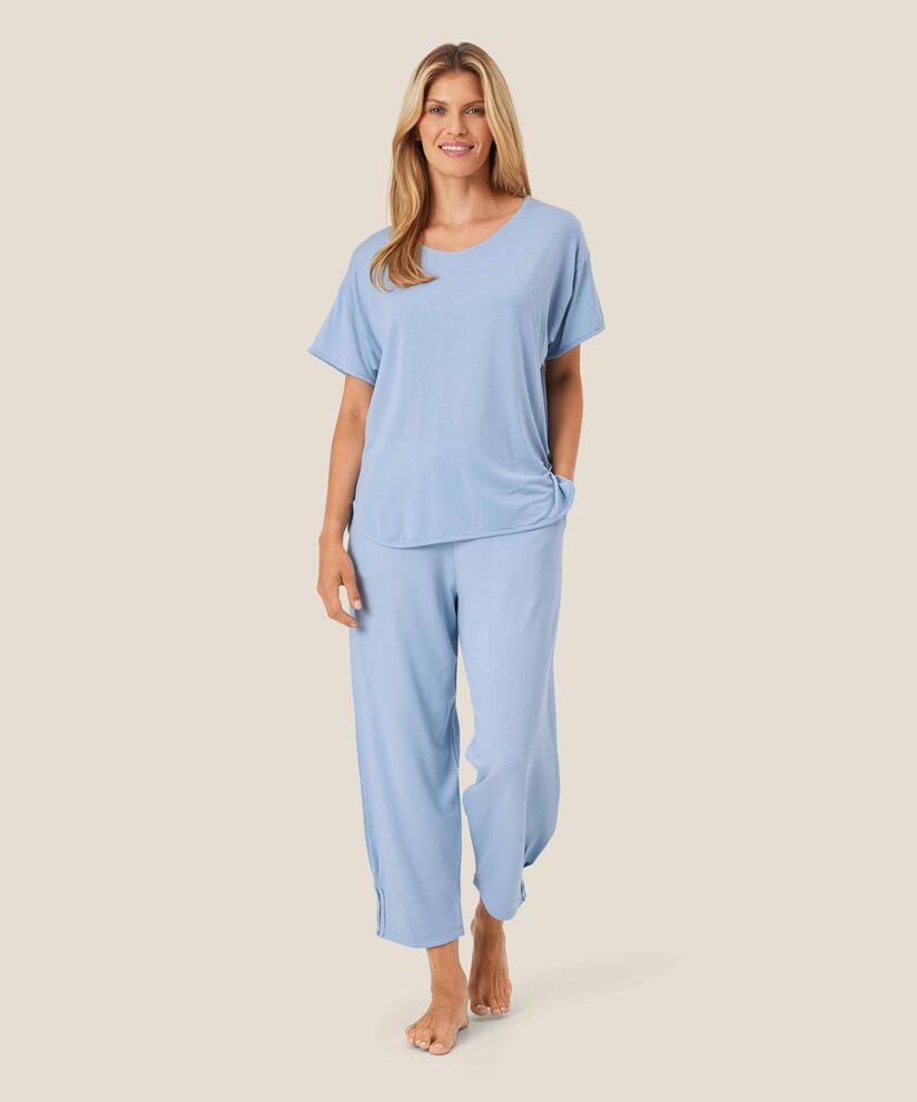 Binja JERSEY Topp, Blue Fog