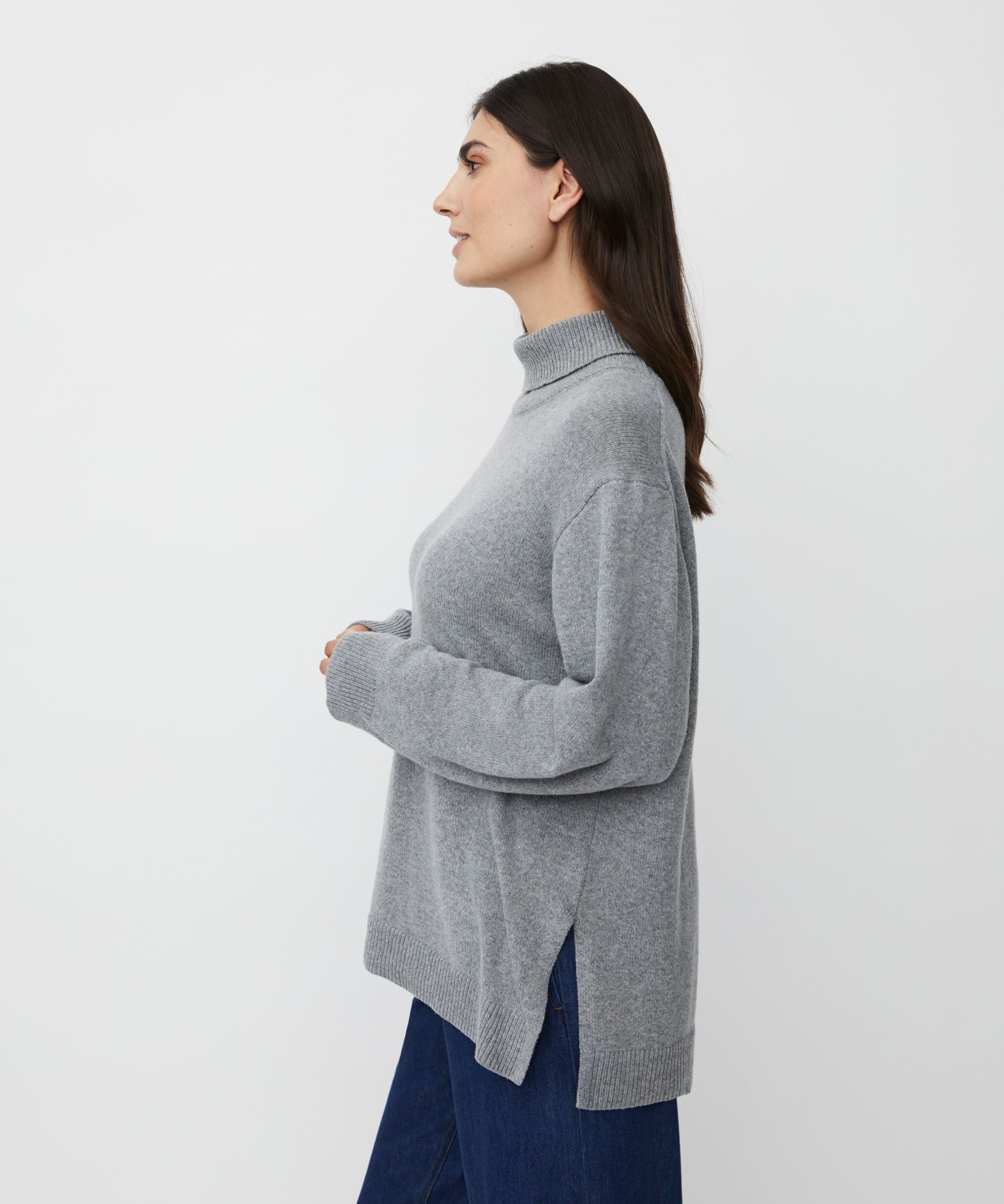 Faricka Strikkegenser, M. Grey mel.