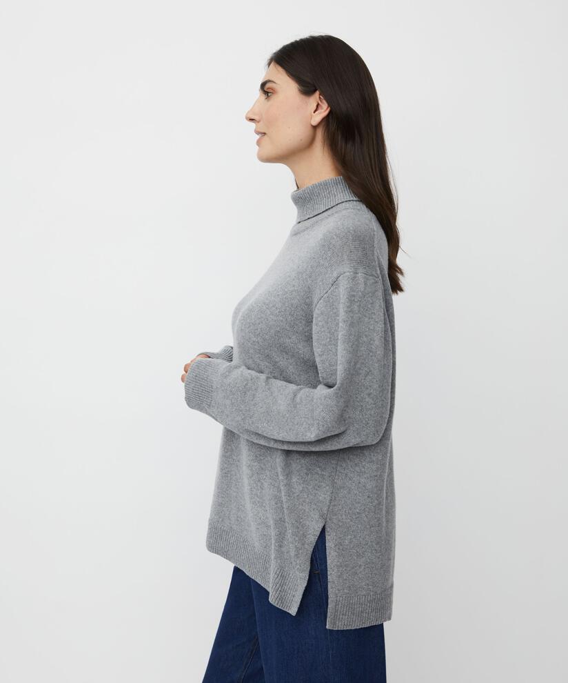 Faricka Strikkegenser, M. Grey mel.
