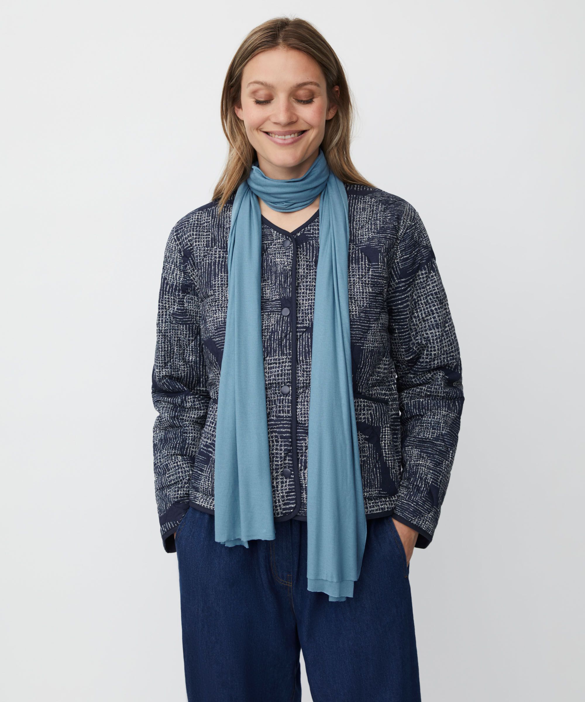 Amega JERSEY Skjerf, Proven Blue