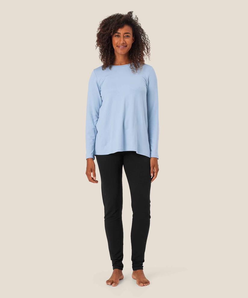 Berta JERSEY Topp, Blue Fog