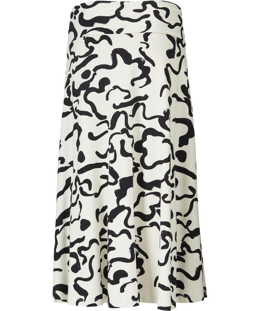 SABRINA JERSEY SKJØRT, Black