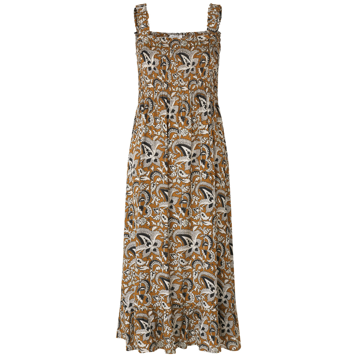 NISENI KJOLE, Bronze Brown