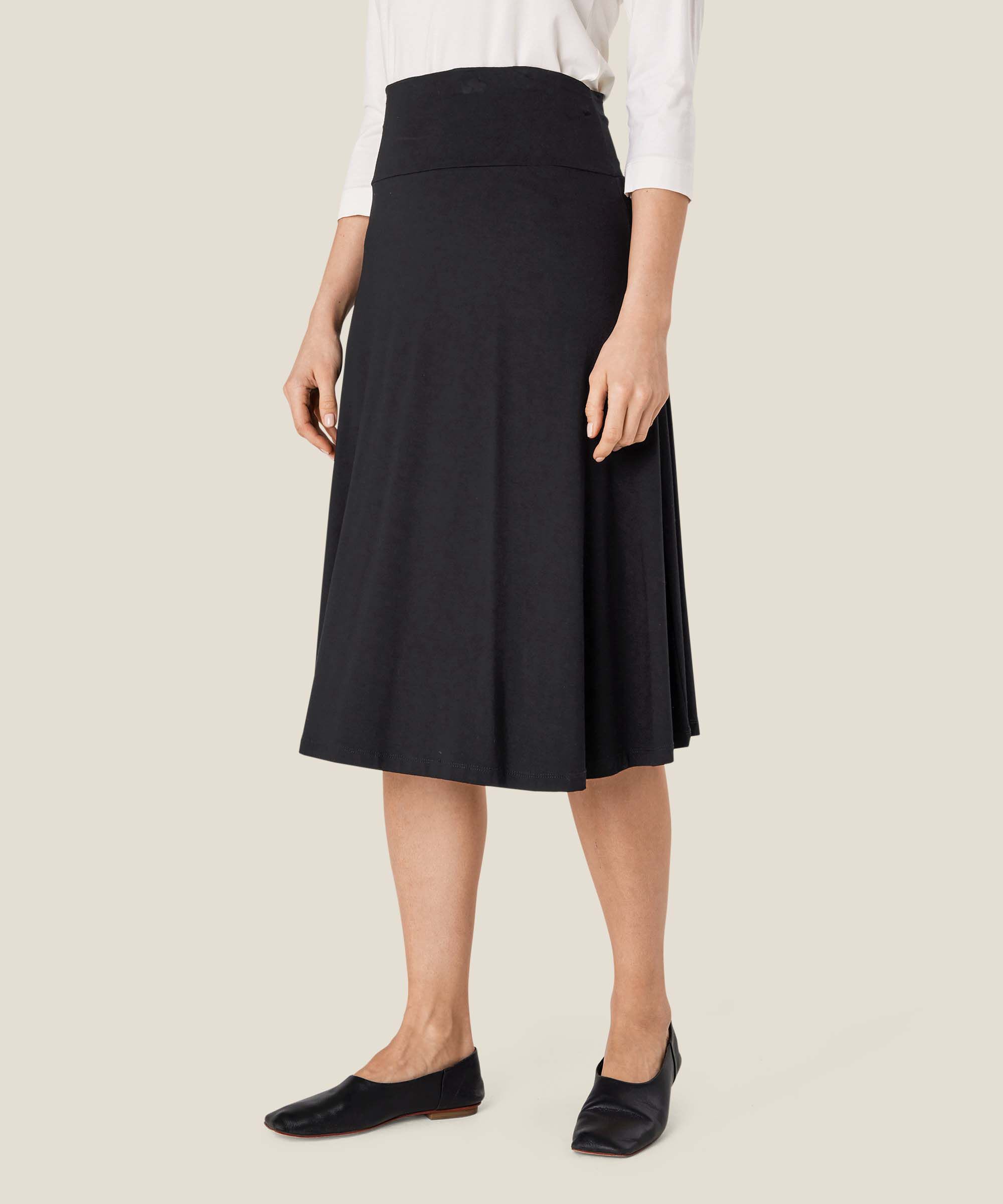 Saba JERSEY Skjørt, Black