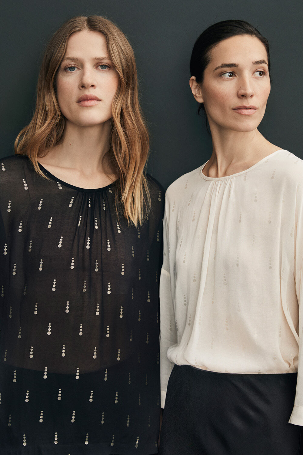 Derisa Topp - Black, Pavine Bukse - Black, Derisa Topp - Whitecap, Solviera skj&oslash;rt - Black
