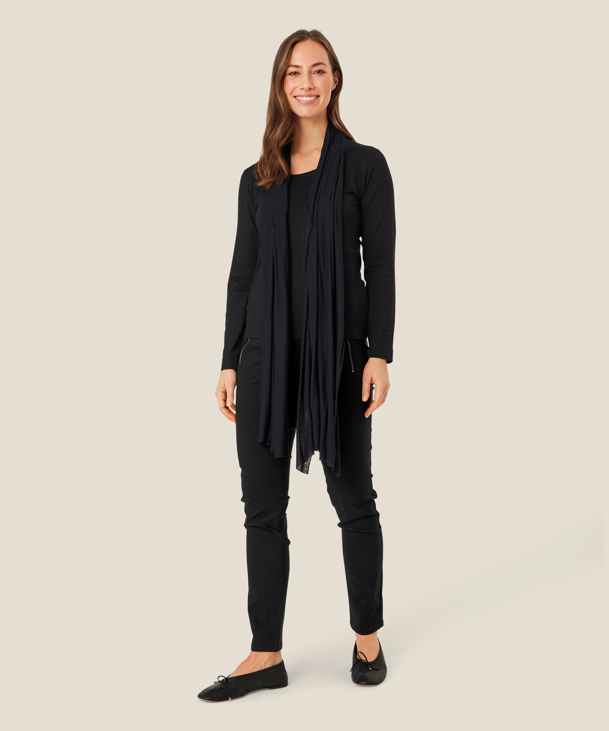 Amega JERSEY Skjerf, Black