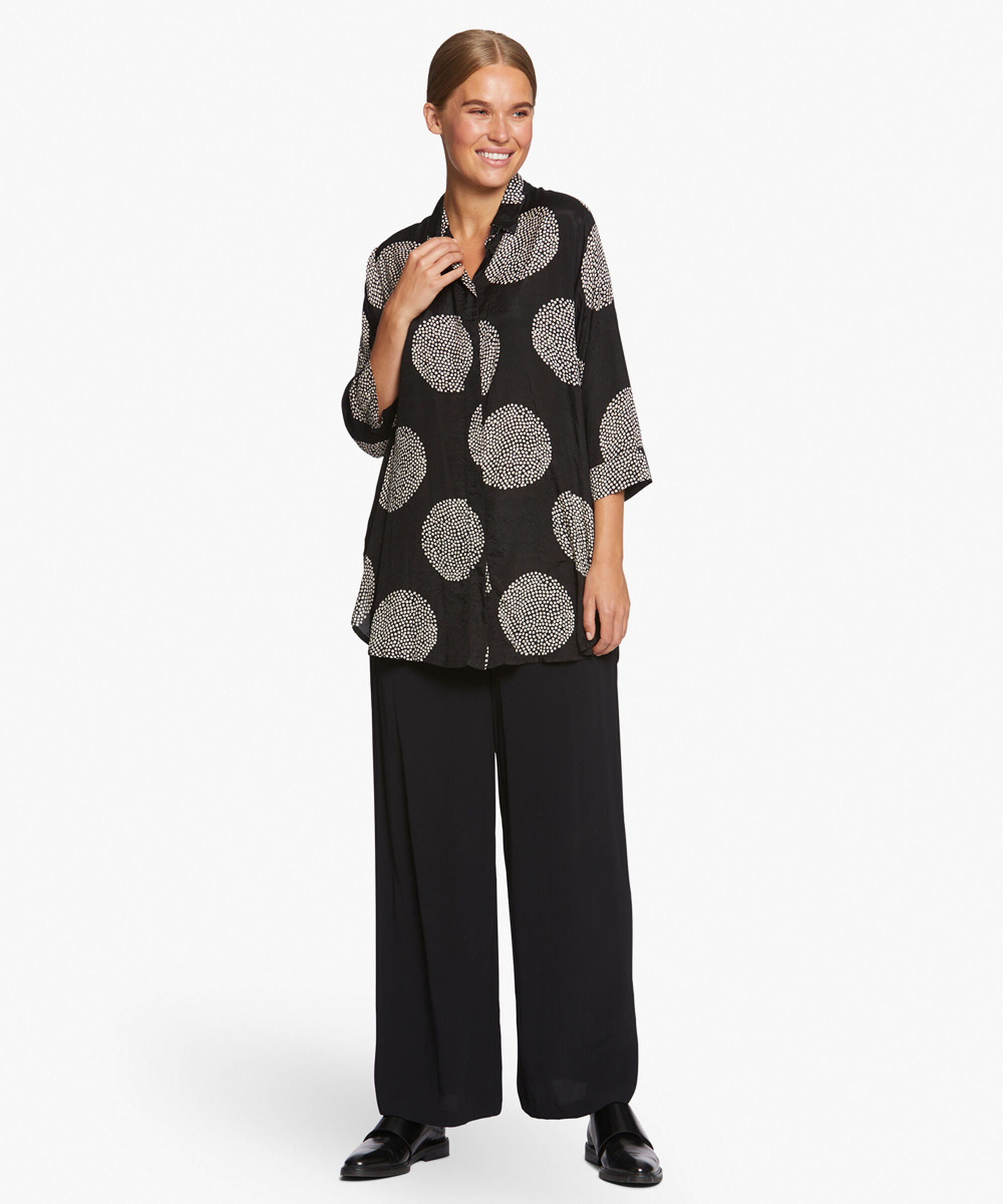 INDIRA SKJORTE, Black