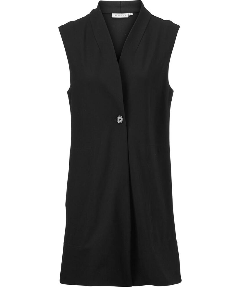 JORGINE VEST, Black, hi-res
