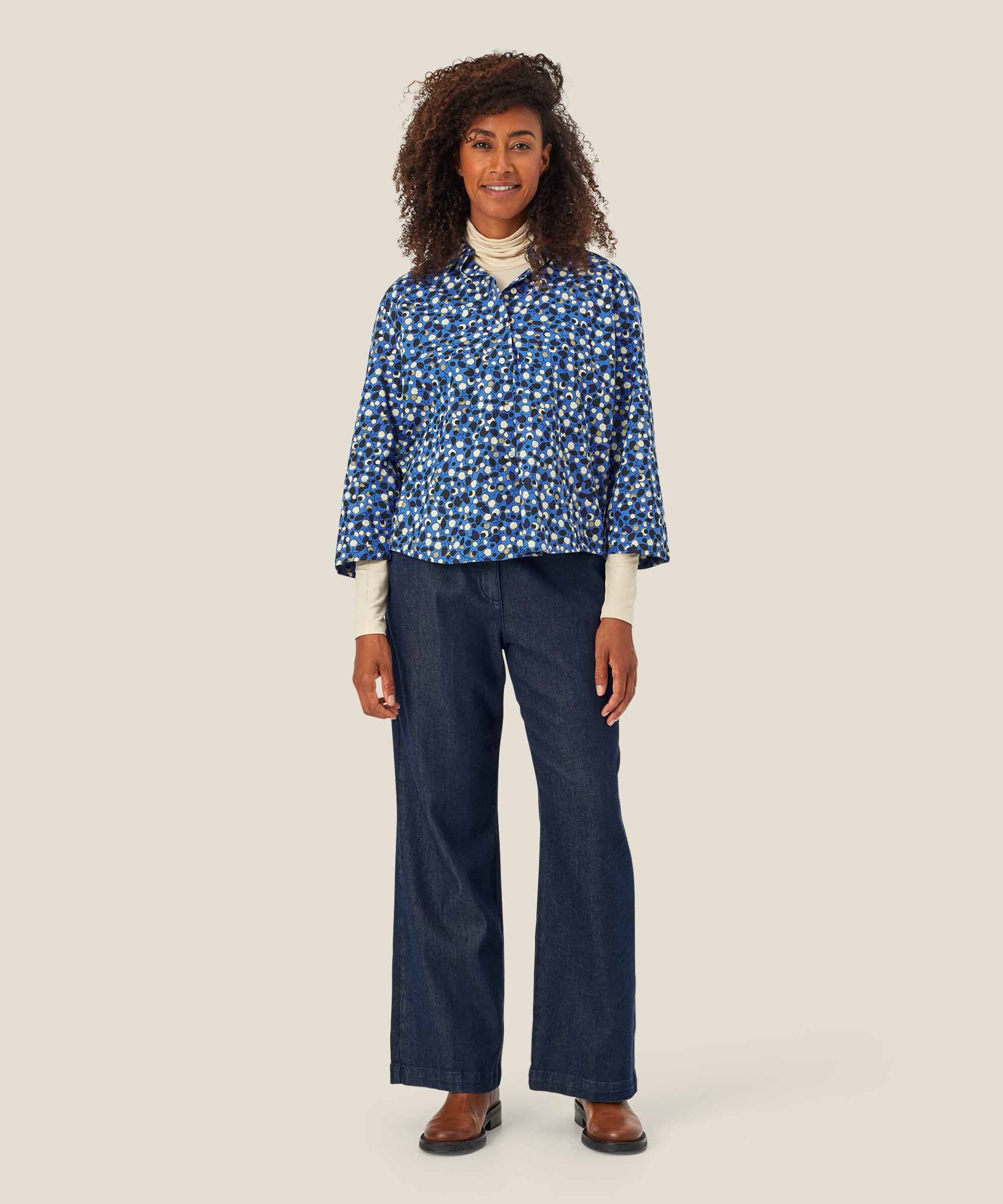 Iduki Skjorte, Federal Blue