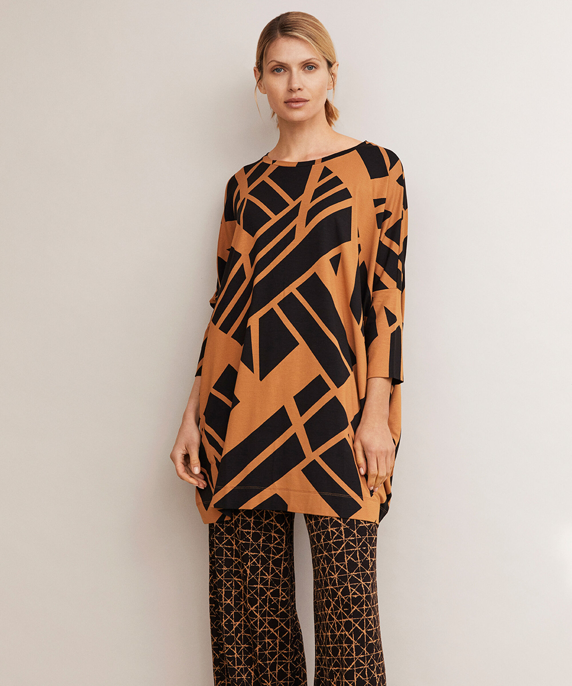 PIRISTA JERSEY BUKSER, Tobacco Brown