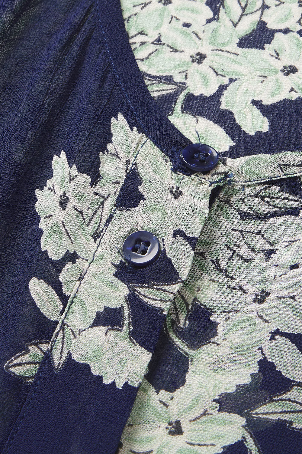 IESHA SKJORTE, Medieval Blue