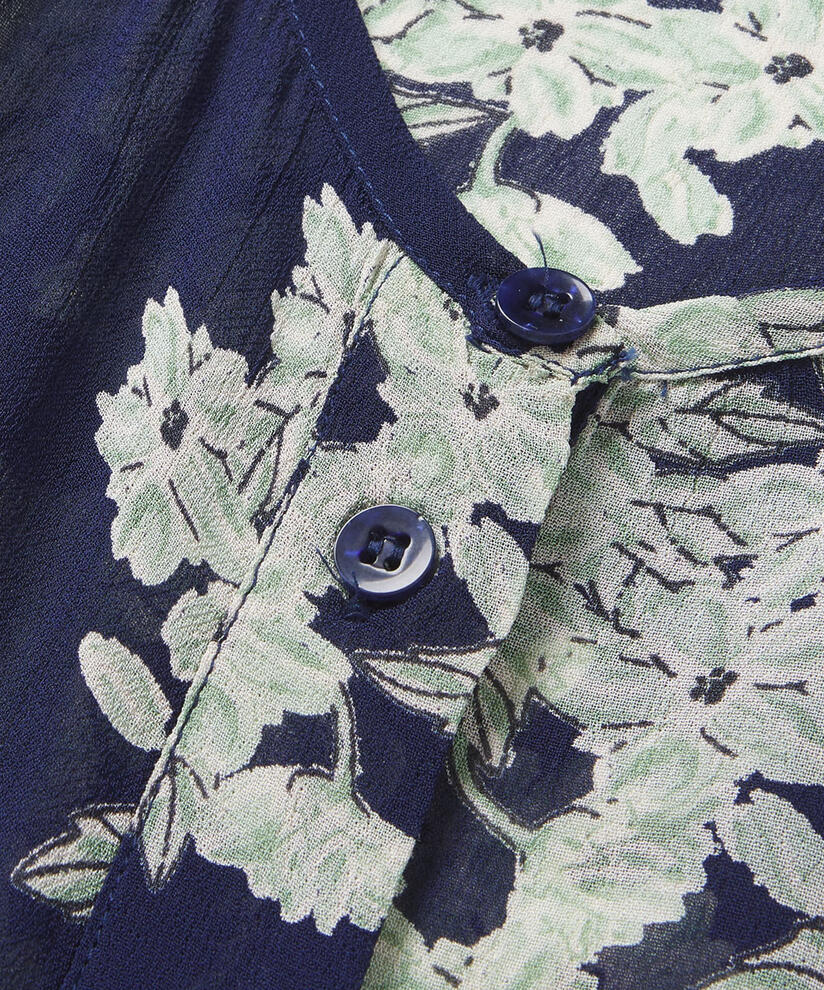 IESHA SKJORTE, Medieval blue