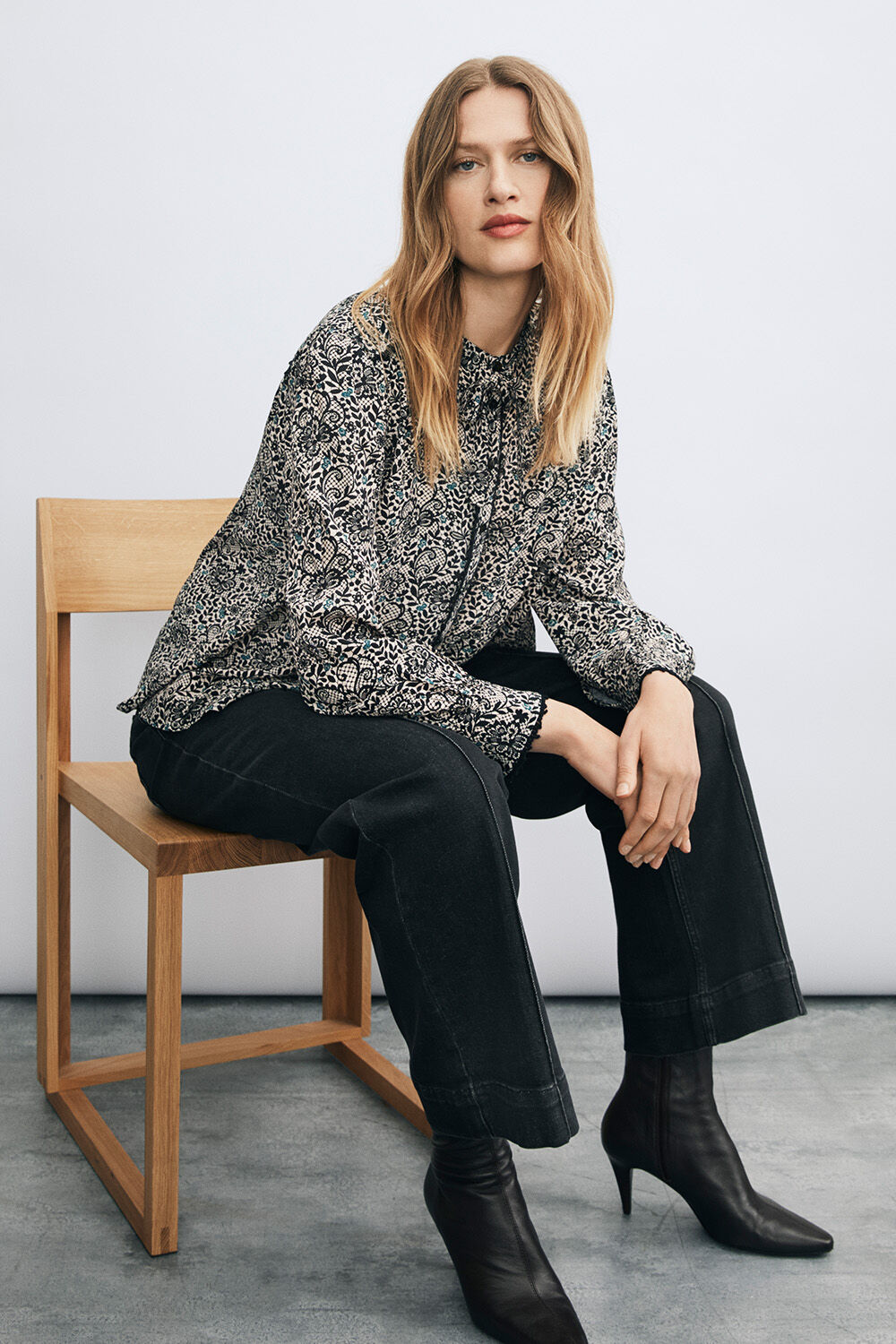 Imaya Skjorte - Ponderosa Pine, Parvelena Denim Bukse - Black