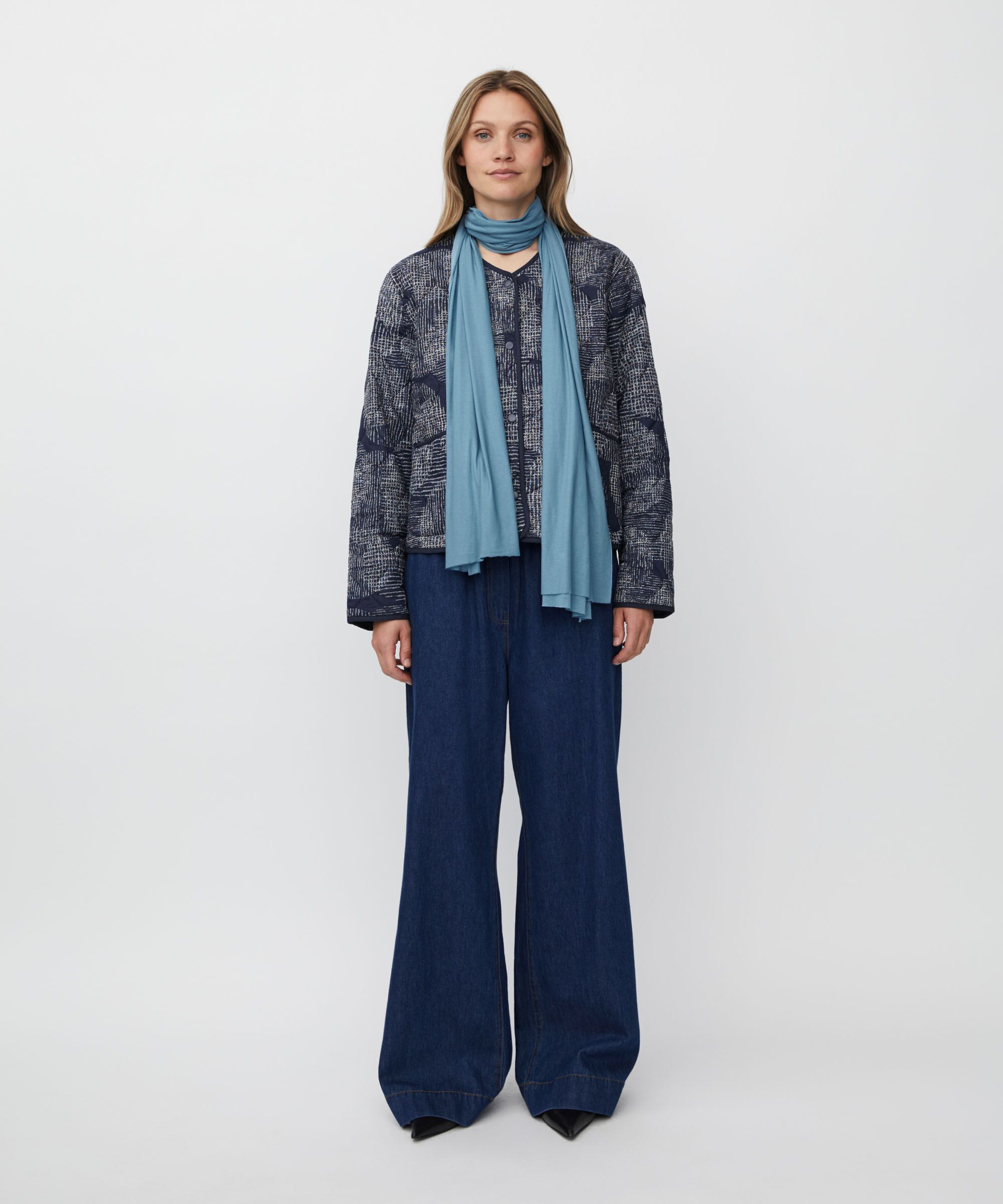 Amega JERSEY Skjerf, Proven Blue