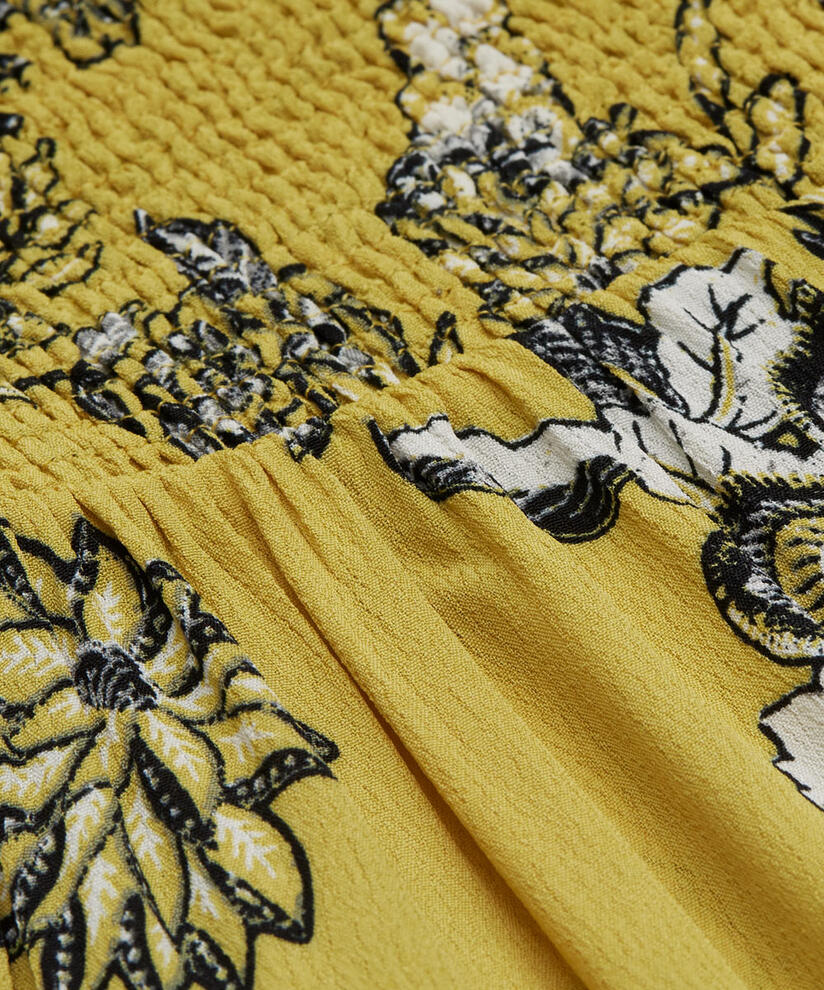 SONDRA SKJØRT, Oil Yellow