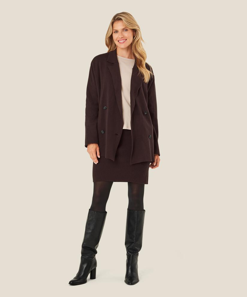 Syllie Skjørt, Coffee Bean