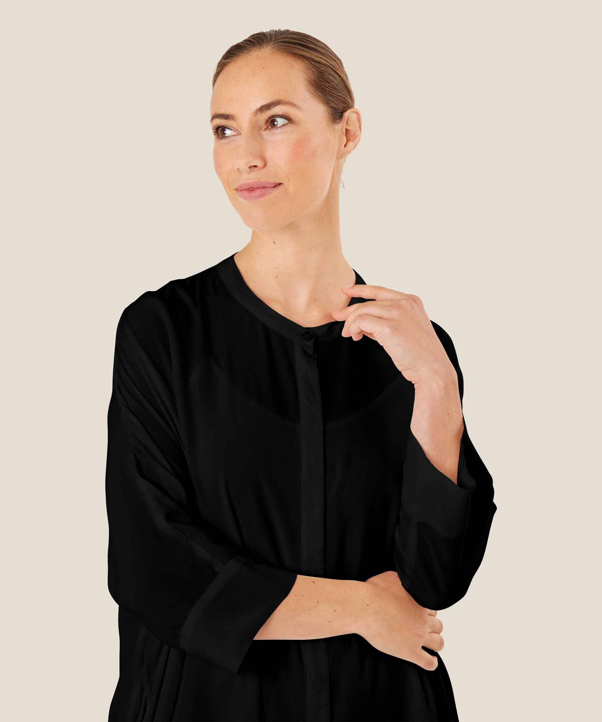 Iosetta Skjortekjole, Black