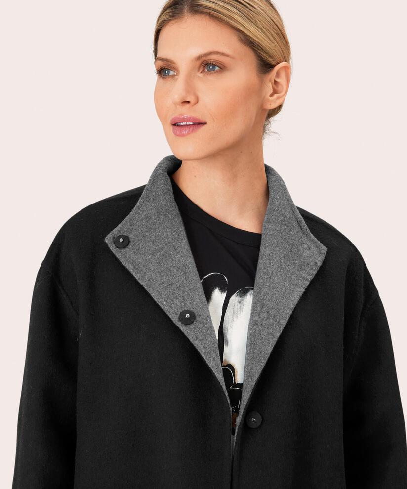 Tora Ullkåpe, Black/m.grey.m