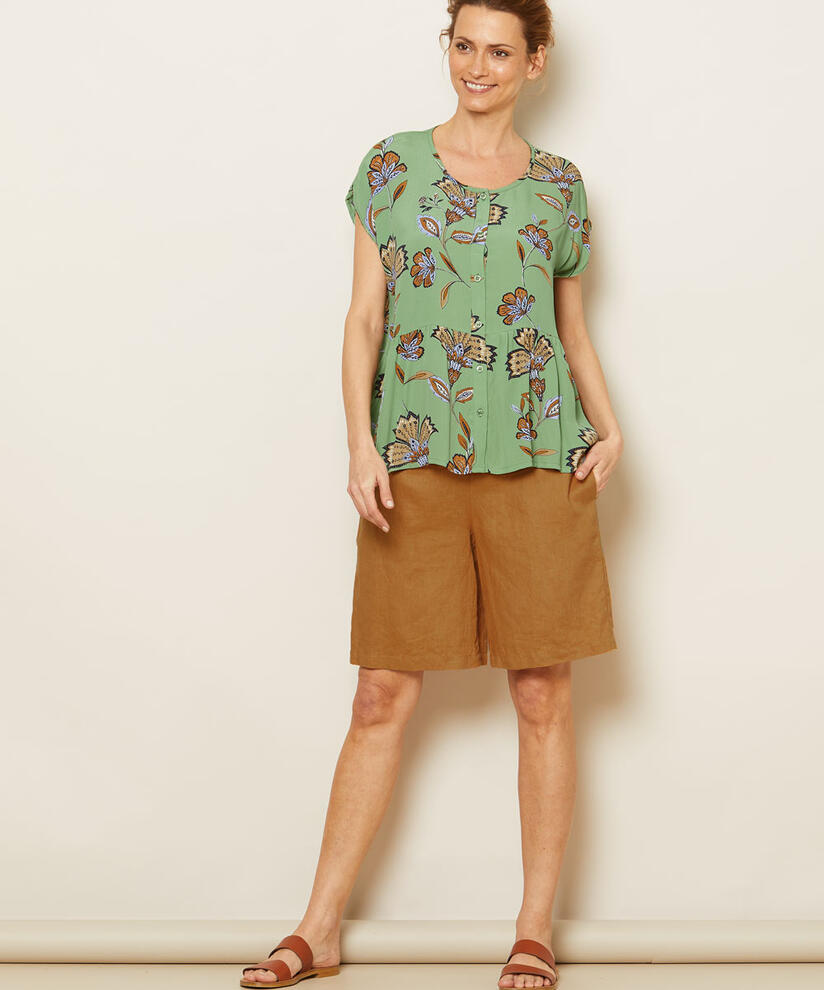 IDALI SKJORTE, Stone Green