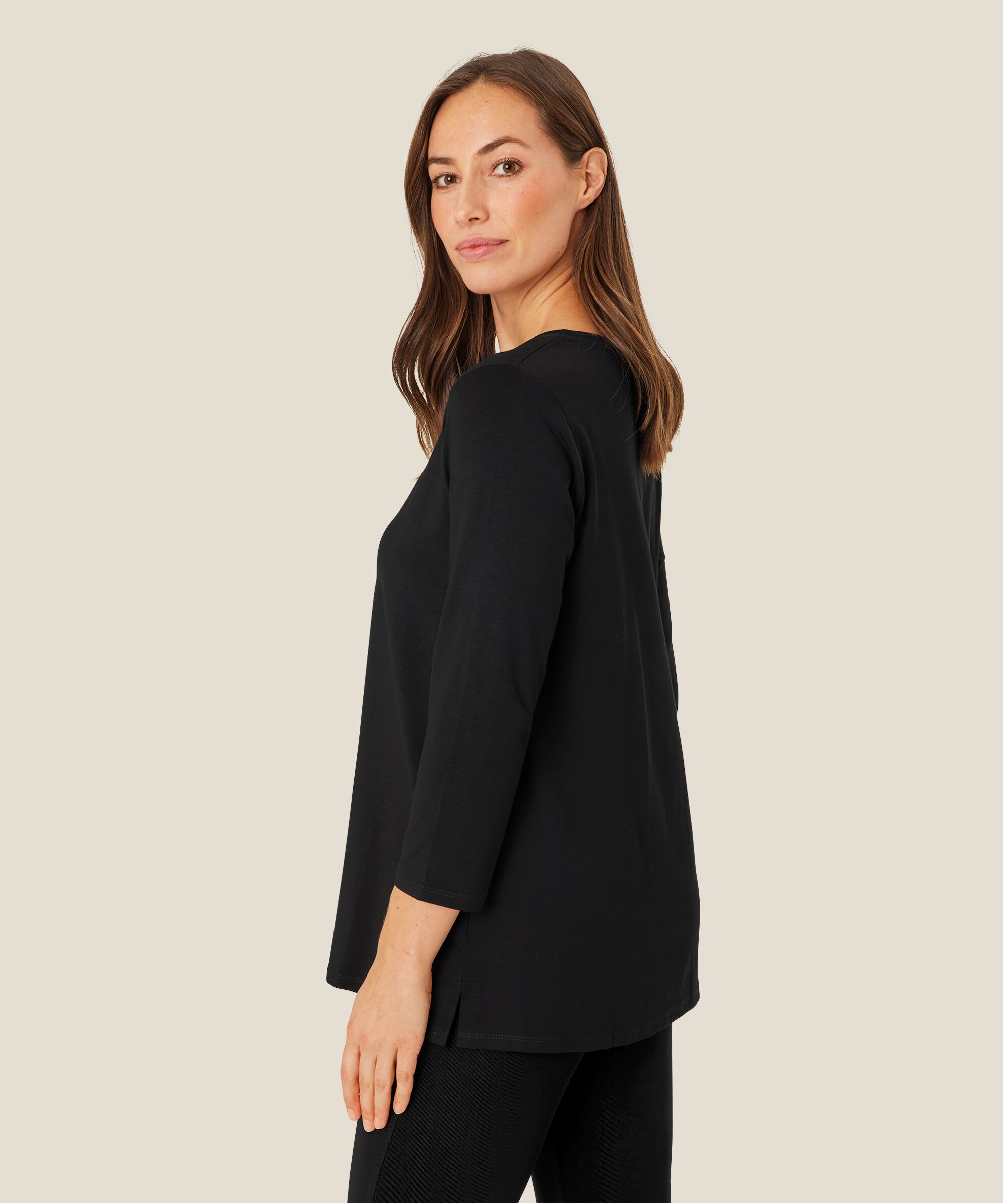 Cecille JERSEY Topp, Black