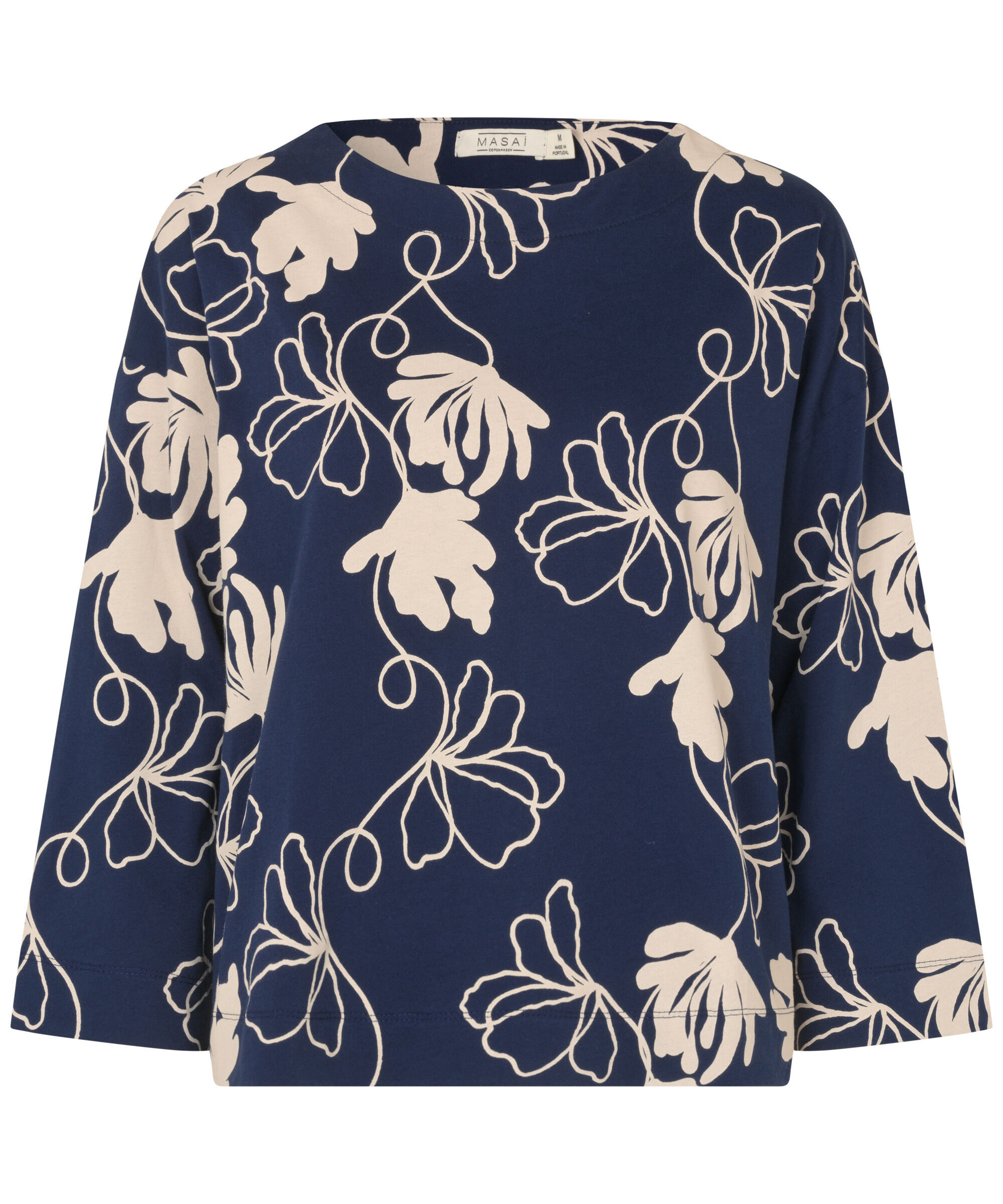 Beannie Jersey Topp, Maritime Blue