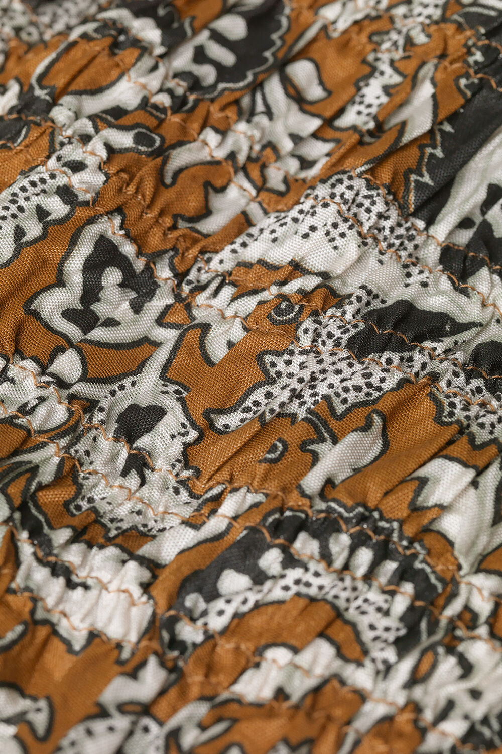 NISENI KJOLE, Bronze Brown