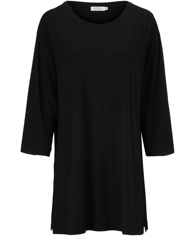 GIOVANA JERSEY TUNIKA, Black
