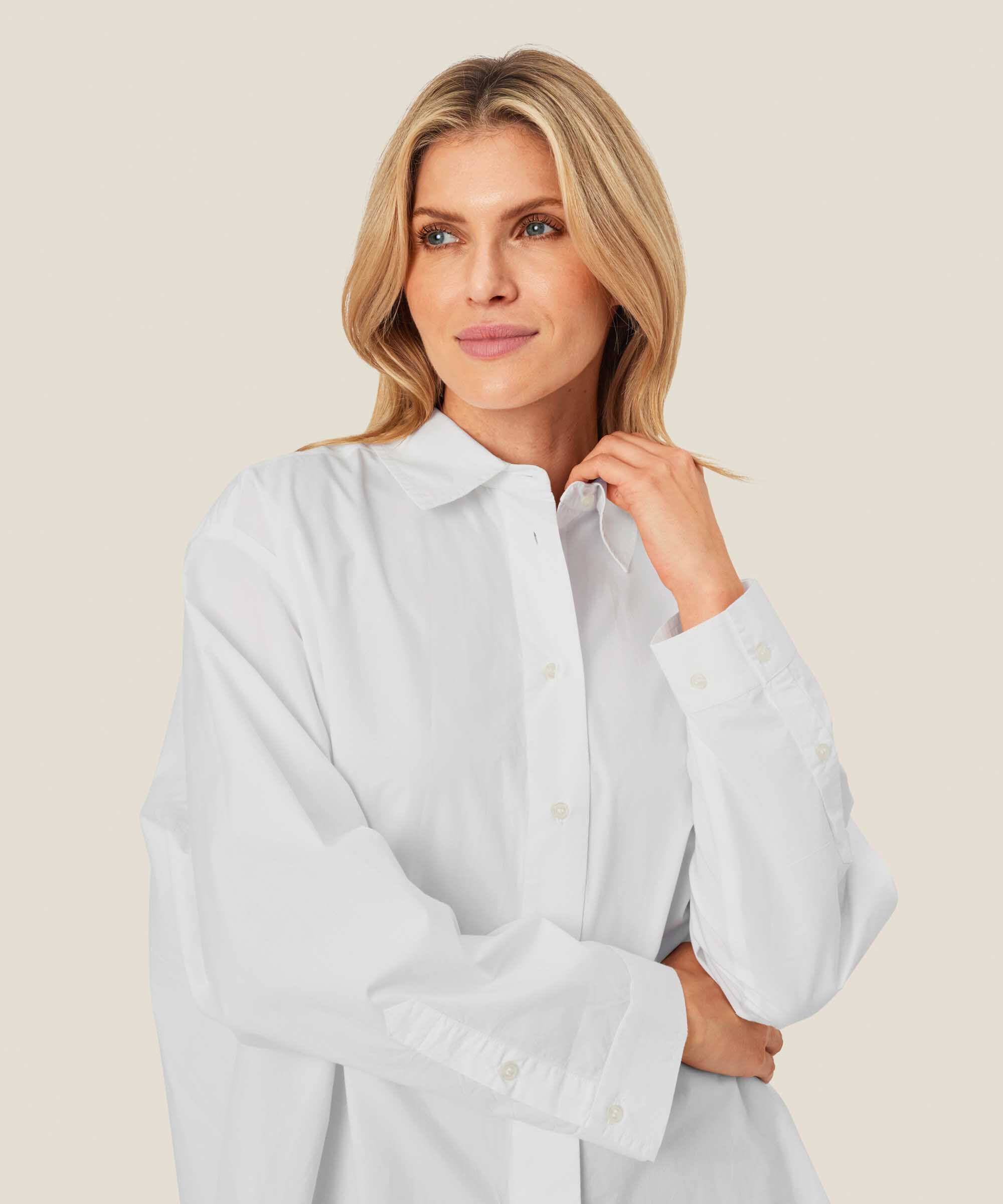 Idette Skjorte, White
