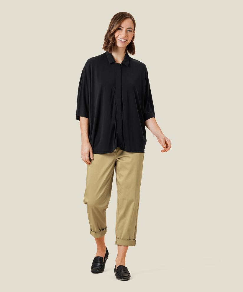 Irana JERSEY Skjorte, Black