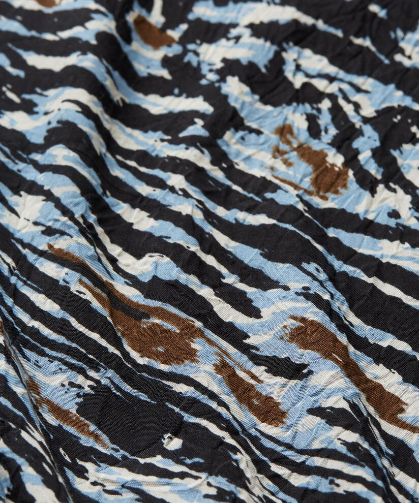 ALONG SKJERF, Faded Denim