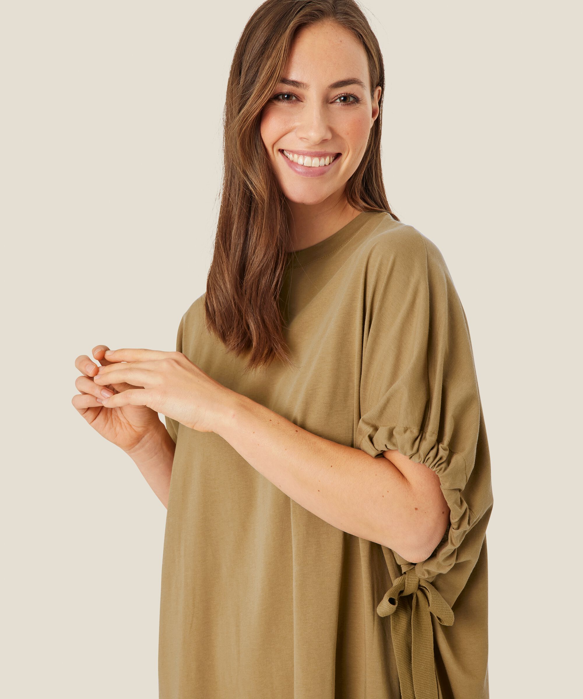 Giusa JERSEY Tunika, Dull Gold
