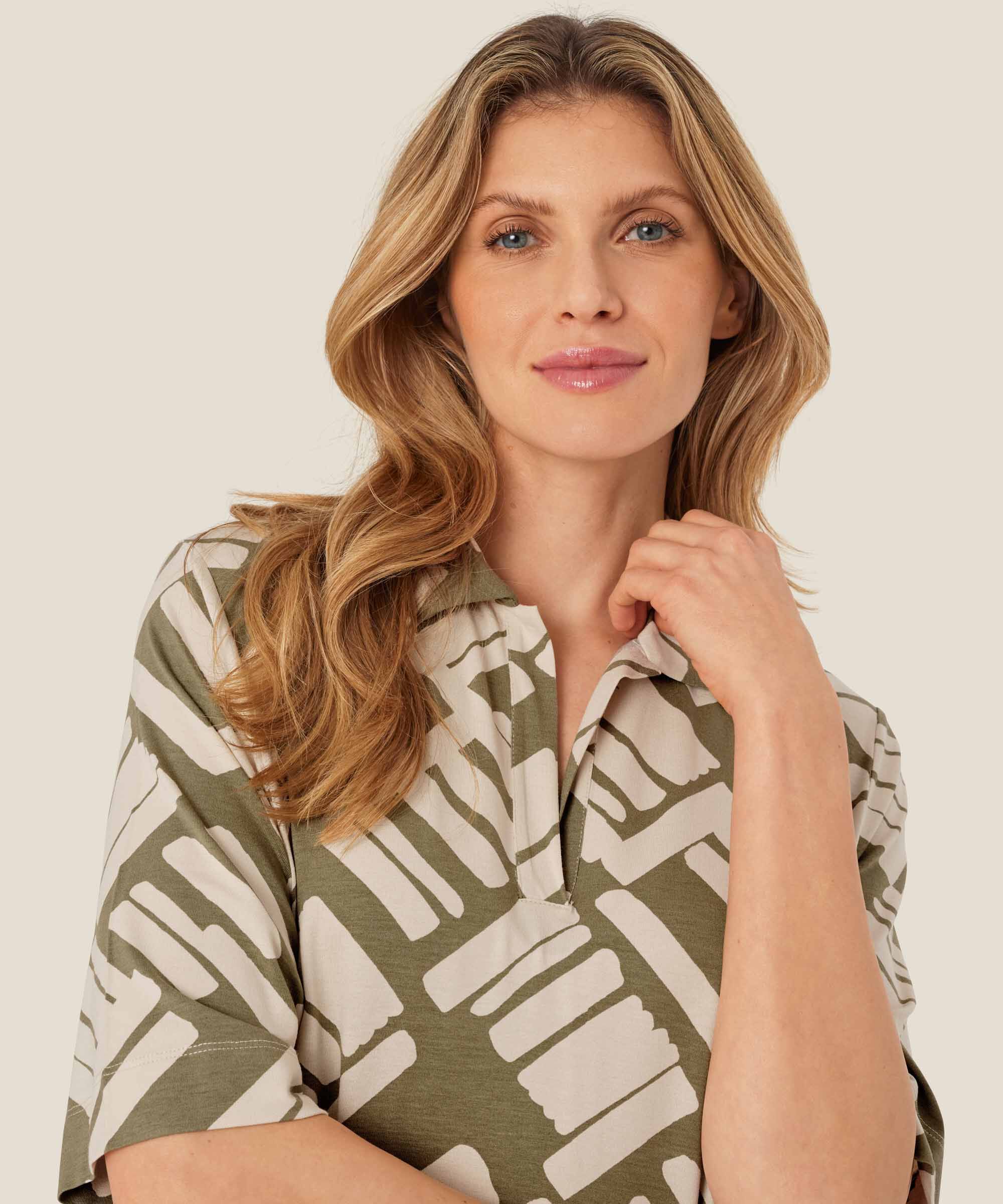Gaiaba JERSEY Tunika, Dusky Green