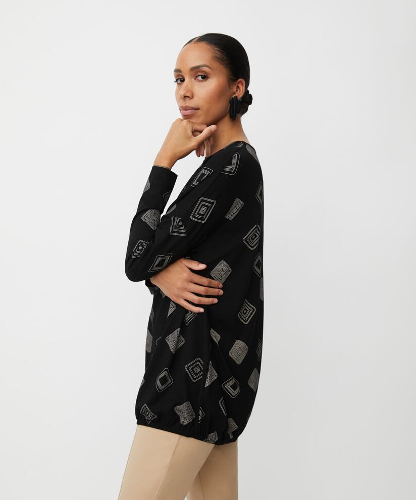 Bagggy JERSEY topp, Black