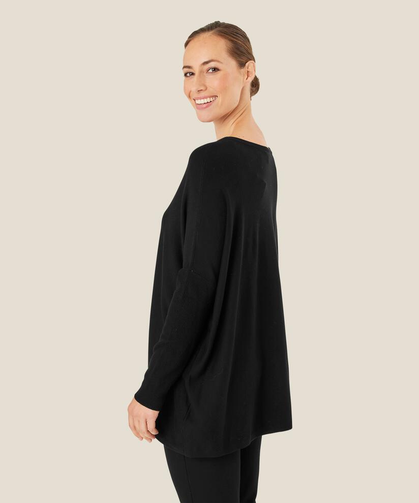 Fanasi Strikkegenser, Black