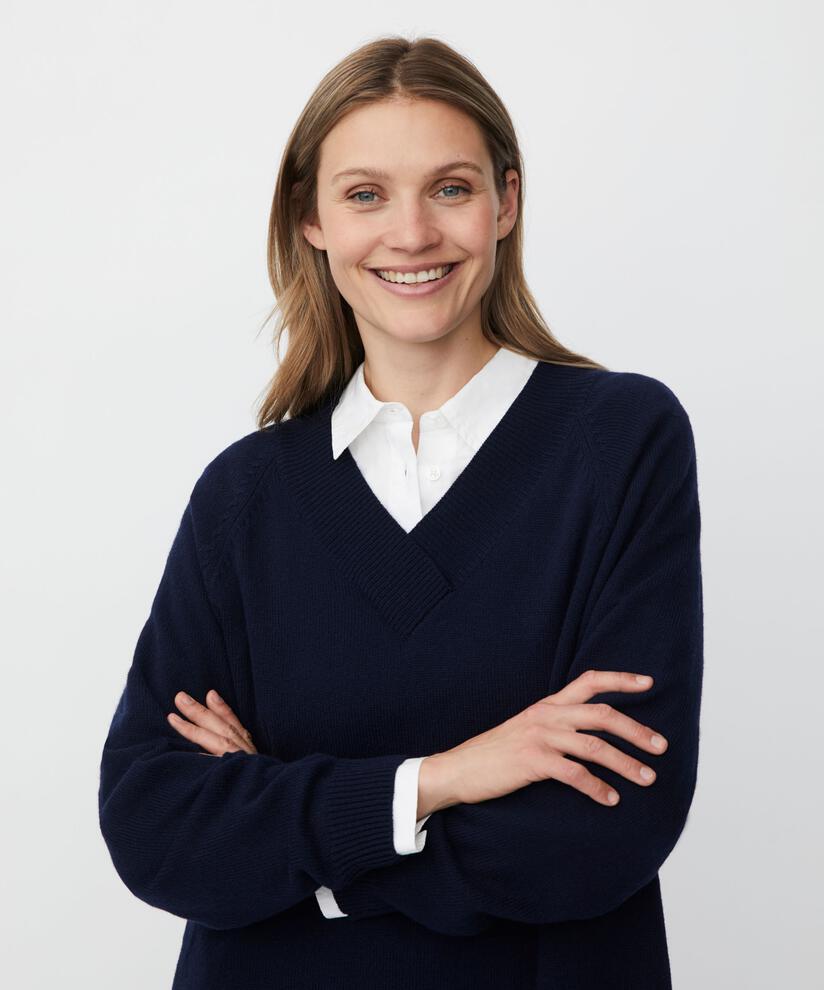 Fordane Strikkegenser, Navy Blazer