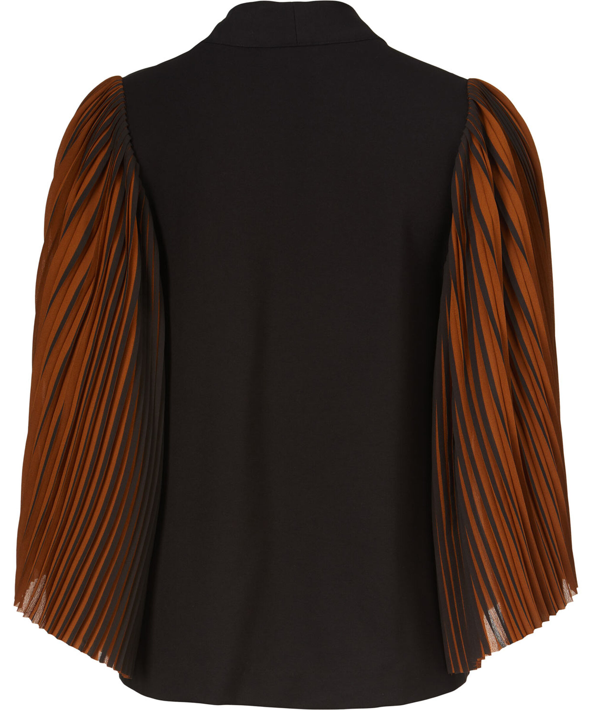 BIRGITTE JERSEY TOPP, Black/Monk