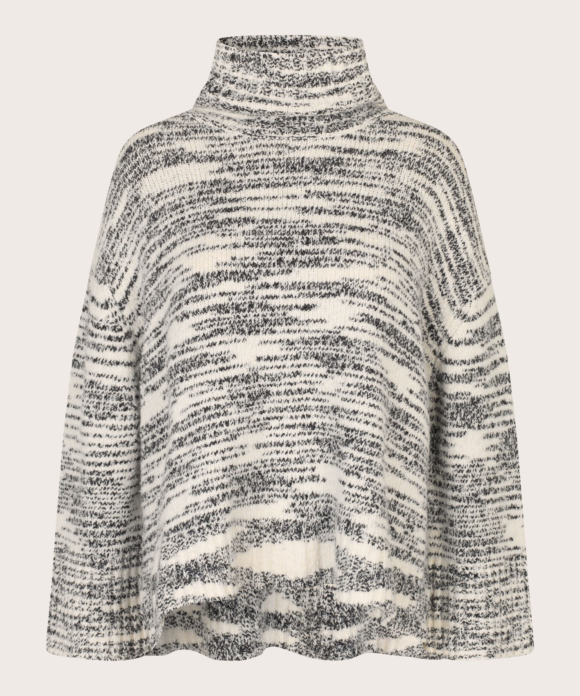 Fuchsia Strikkegenser, Black