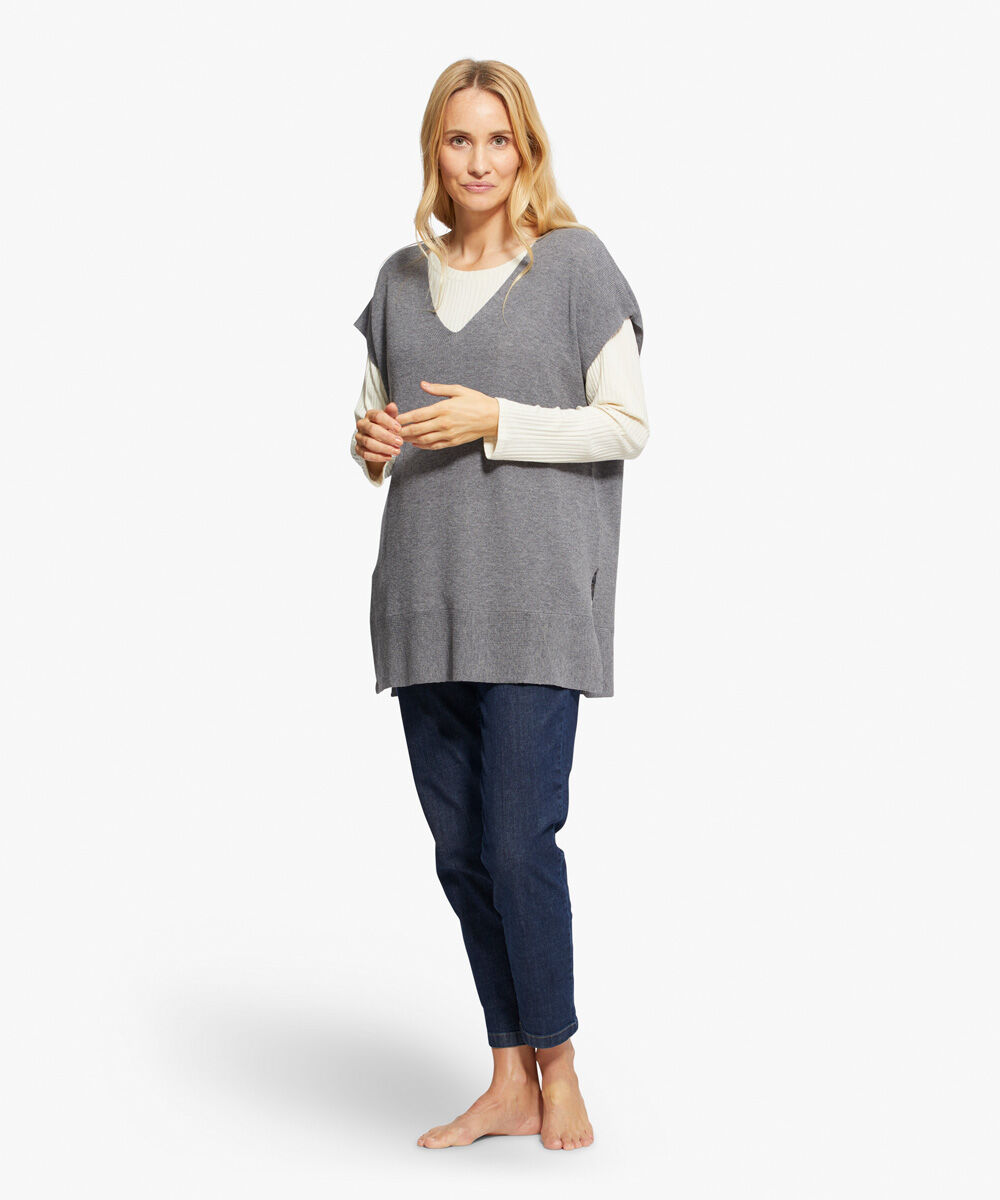 FRANCA TOP, M. Grey mel.